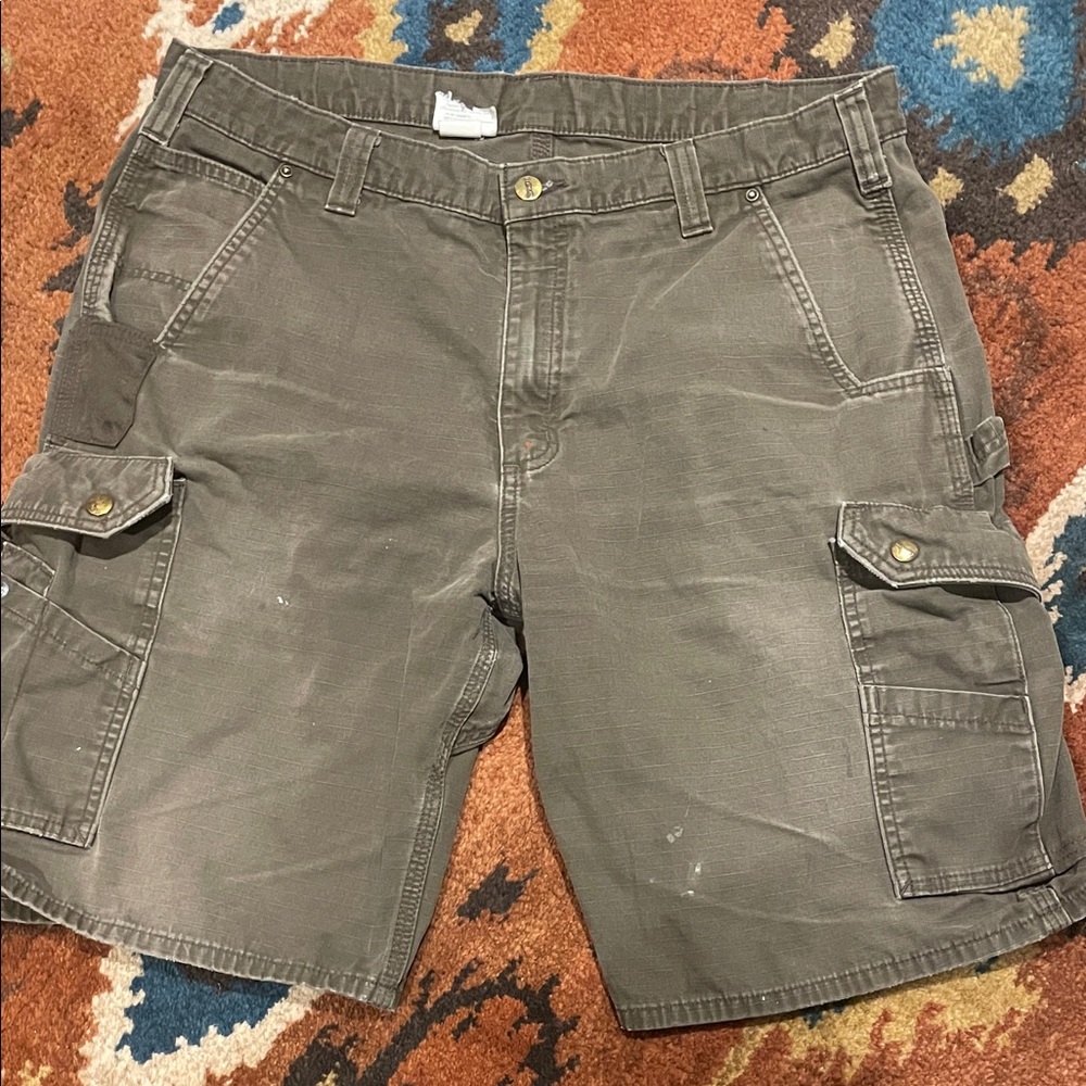 Carhartt Men's Cargo Shorts - Olive Green